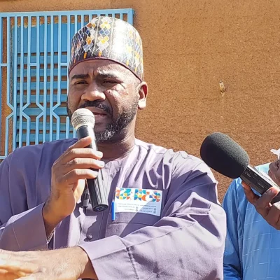 Coordonnateur National du projet WURI lors du lancement à Doutchi - Copie - Copie